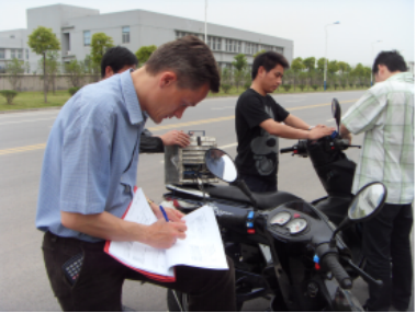 申请摩托车EEC认证-现场检测