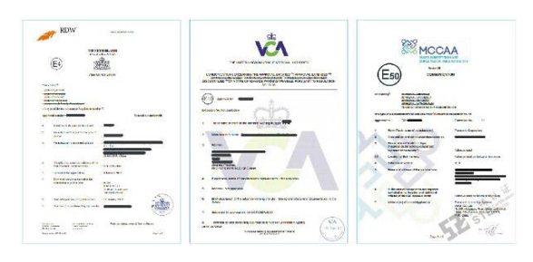后挡风玻璃ECE R43认证 后挡风玻璃ECE R43认证
